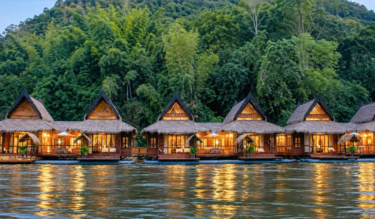 Экскурсия Квай Сабай — отель The River Kwai Paradise на реке
